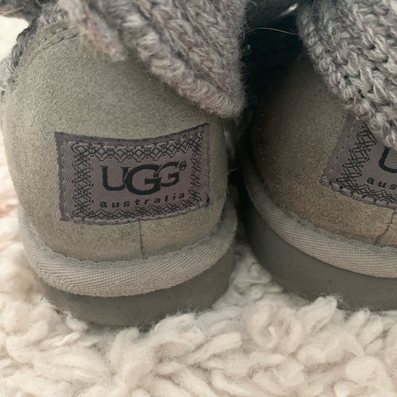 Gray Wool Ugg Boots - Picture 2 of 4